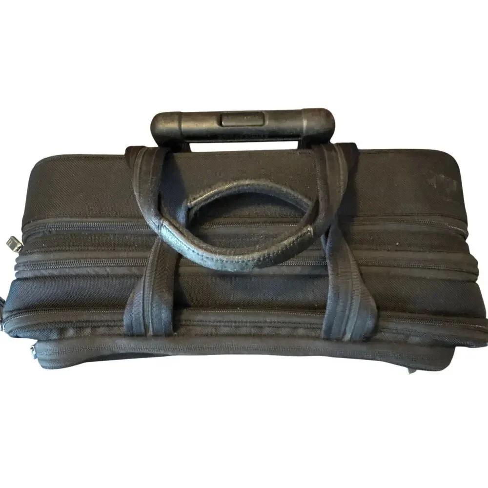 Briggs & Riley Telescope Handle Wheeled Expandable Brief Double Zipper Stackable